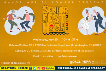 2022 Senior Fest Homecoming Flyer