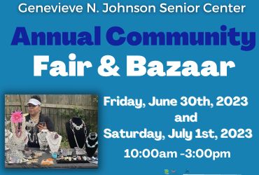 2023 GNJ Annual Community Fair & Bazaar Flyer